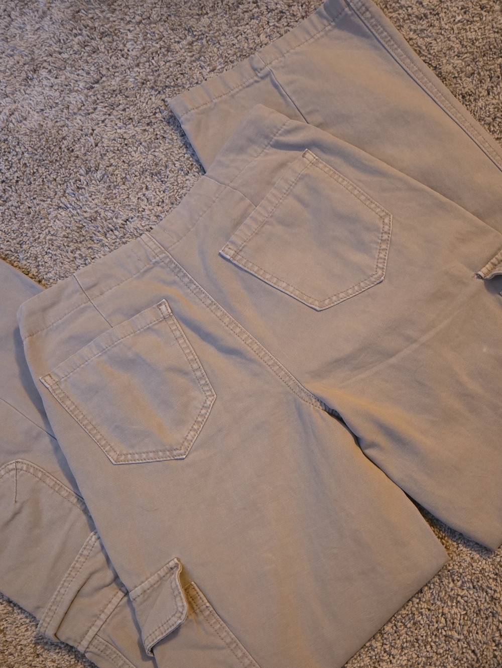 Wide Leg Low Rise Carpenter Pants - Picture 3 of 3